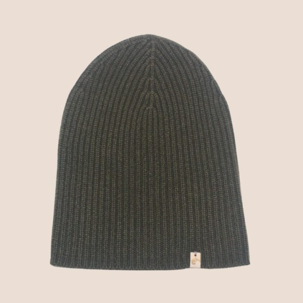 Classic Cashmere Rib Hat - Image 2