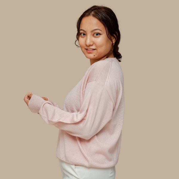 V-Neck Cashmere Sweater - Image 3